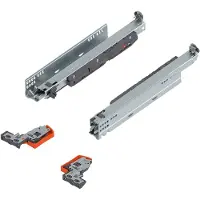 Siwitec Blum MOVENTO looprailsysteem met BLUMOTION 40 kg, soft-close, nominale lengte 500 mm, 760H5000S