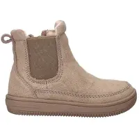 Nelson Kids suède enkelboots taupe Bruin - maat 20
