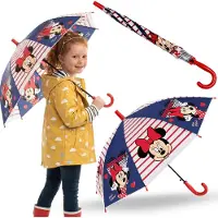 Sarcia.eu DISNEY Minnie Mouse Kinderparaplu voor meisjes, opvouwbare automatische paraplu