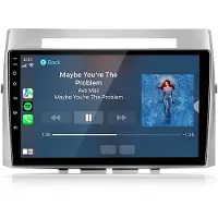 Hexinex Octa-Core autoradio Geschikt voor Toyota Verso (2004-2009) - Draadloos CarPlay, Android Auto, Android 15, GPS Navi, multimediaspeler, 4GB+64GB