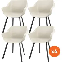 Hartman Set van 4 - Sophie Element dining kuipstoel - Zand (Special)