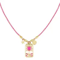 Yehwang Eclipse Charm Necklace - Pink Gold kleur