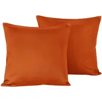 De Witte Lietaer Kussensloop Olivia Rooibos - 63 x 63 cm - Oranje - Katoen Satijn