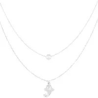 Yehwang Fish and pearl Necklace - Goud kleur