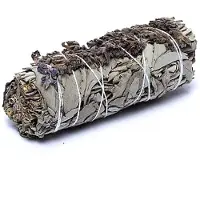 Phoenix Witte Salie Smudge Met Lavendel S Set Van 2 - ±11x3,5cm; ±30-40g - ±11x3.5cm; ±30-40g