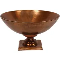 Baroque - Vaas - Ronde schaal 52 cm - Antiek brons - Aluminium - 29x52x52 - Aluminium