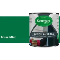 Koopmans Verf Koopmans Buitenlak Ultra Hoogglans – UV Bestendige Buitenlak voor Hout – Kozijnen, Deuren & Gevel – Duurzame Professionele Lak – Frisse Mint – 1,5 l