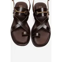 Forever & Always Fabiana Leren Teenslippers