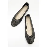 Forever & Always Copos Leren Strik Neus Ballerina