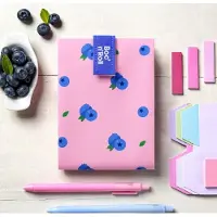 Roll'Eat Boc'n'Roll Blueberry - Herbruikbaar Boterhamzakje en Snackverpakking - Sluiting met klittenband - BPA-vrij - Waterdichte binnenlaag - Wasbaar tot 60°C