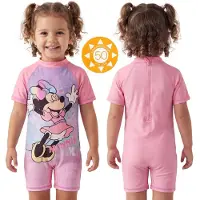Sarcia.eu DISNEY Minnie Mouse Roze badpak voor meisjes, met korte mouwen, UV 50