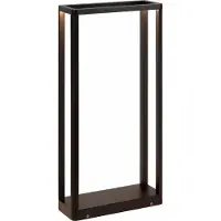 Lucide NARVIK - Sokkellamp - LED - 1x9,2W 3000K - IP65 - Zwart