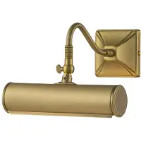 Elstead Lighting LED Schilderijverlichting Picture Light | 1X E14 Max 40W | Dimbaar | Brushed Brass