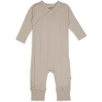 Lodger - Boxpakje - Bruin - Maat 62 - 100% bio katoen - baby pakje - Jumper Pointelle