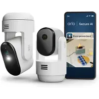 Arlo Essential3 PTZ SET - Beveiliging set voor binnen & buiten, 2-Cam (2K)