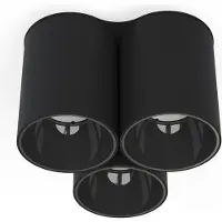 Nowodvorski Lighting Plafondlamp Eye Tone III, dimbaar, zwart, Woon-/ Eetkamer, metaal, Modern, plafondlamp