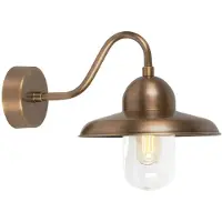 Elstead Lighting LED Wand Buitenlamp Somerton | 1X E27 Max 60W | IP44 | Dimbaar | Aged Brass