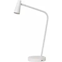 Lucide STIRLING - Oplaadbare Tafellamp - Accu/Batterij - LED Dimb. - 1x3W 2700K - 3 StepDim - Wit
