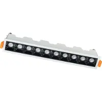 Lyora Witte inbouwspot Midi Led 10x1 leds - 3000K