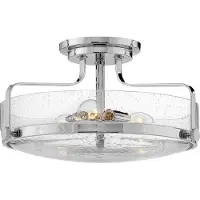 HINKLEY LED Plafondlamp Harper | 3X E27 Max 60W | Dimbaar | Polished Chrome