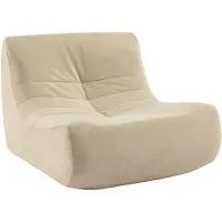 Sweeek Fauteuil waterafstotend velours Sokol 1 zitplaats Beige
