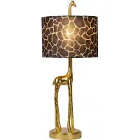 Lucide Tafellamp Extravaganza Miss Tall Mat Goud Ø25cm E27