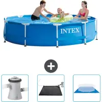 Intex Framezwembad, rond - 305x76 cm - 4-delig - SCB79
