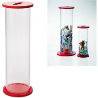 Super Merchant Serie - Pojemnik voor Gebruikte Batterijen - 17,5L - Acrylaatglas - Aantrekkelijk Ontwerp