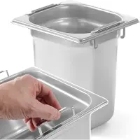 Super Merchant Profi Line - Gastronormbak - Chowane Handgrepen - Staal - 176x162x200mm