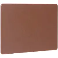 Super Merchant HACCP snijplank - LDPE - dubbelzijdig - 600x400mm - bruin