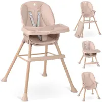 Nukido Tilo roze kinderstoel