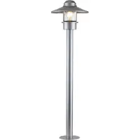 Elstead Lighting Mini LED Tuin Pilaar Klampenborg | 1X E27 Max 60W | IP44 (Outdoor) | Silver