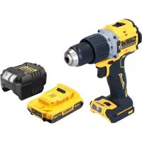 DeWalt DCD 805 D1 accu klopboormachine 18 V 90 Nm borstelloos + 1x oplaadbare accu 2.0 Ah + lader