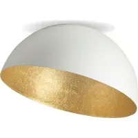 Sigma Plafondlamp Sfera, dimbaar, messing / goud, Woon-/ Eetkamer, metaal, Modern, plafondlamp