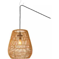 Lucide Hanglamp Nerida Rotan Ip44 Ø 35cm