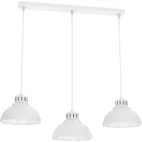 Luminex Hanglamp Sven, dimbaar, wit / opaal, Woon-/ Eetkamer, metaal, Industrieel design, hanglamp