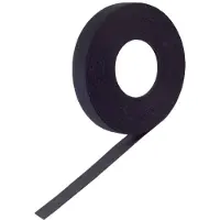 Bkl Electronic PRO Klittenband Paddenstoel (l x b) 10 m x 16 mm Zwart 1 stuk(s)
