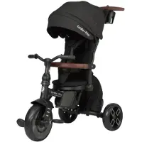 Q-Play Comfo Max 6 In 1 Tricycle Stroller Zwart