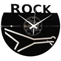 OEM Wandklok van vinyl, handgemaakt, voor liefhebbers van rockmuziek