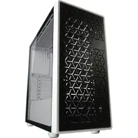LC-Power Gaming 714W, Midi-tower, PC-behuizing, zwart, wit, compatibel met ATX, micro ATX en Mini-ITX moederborden, metaal, kunststof, gehard glas, gaming