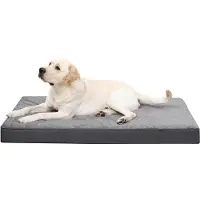 OEM Orthopedisch hondenbed voor grote honden, wasbaar, 91x68 cm, grijs