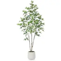 OEM Witte kunstboom, 180 cm, geschikt voor binnen- en buitengebruik