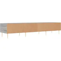 vidaXL Tv-meubel 150x36x30 cm bewerkt hout grijs sonoma eikenkleurig