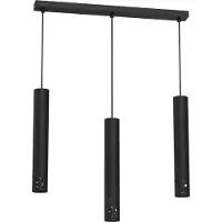 Luminex Hanglamp Tibia , dimbaar, zwart, Woon-/ Eetkamer, metaal, hanglamp