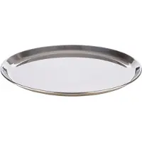 Aps Dienblad - Serveertray - RVS - Ø 27 cm - Vaatwasserbestendig - Breukvast - Stapelbaar