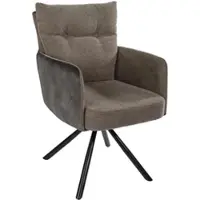 Invicta Draaistoel BIG GEORGE Groen fluweel getextureerde stof fauteuil lente kern - 40169
