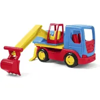 Wader Tech Truck graafmachine, 27x15x11 cm, geschikt voor kinderen vanaf 12 maanden