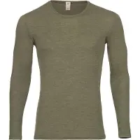 Engel - Shirt L/S - Merino-ondergoed 54/56, olijfgroen