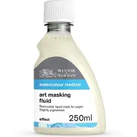 Winsor & Newton 3039759 Watercolour Art Masking Fluid – 250 ml, gepigmenteerde aquarel afplakvloeistof, waterbestendig