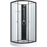Sanotechnik Balaton complete douchecabine kwartrond 90x90x203cm